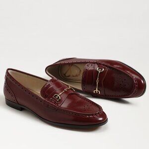 Sam Edelman Liona Bit Loafer in French Merlot US5.5 NEW
